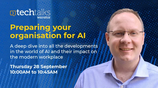 Preparing your organisation for AI TechTalk Promotional Image