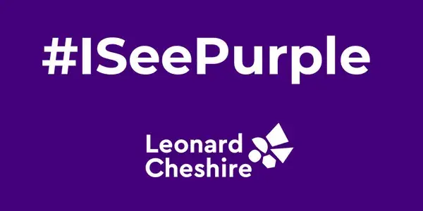 Leonard Cheshire I See Purple Campaign on International Day of People with Disabilities