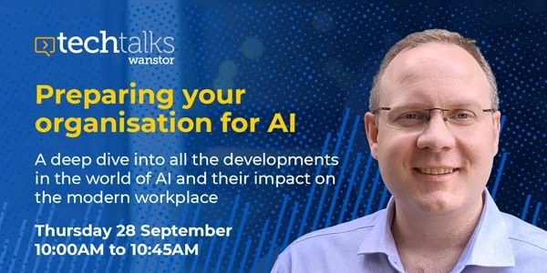 Preparing your organisation for AI TechTalk Promotional Image