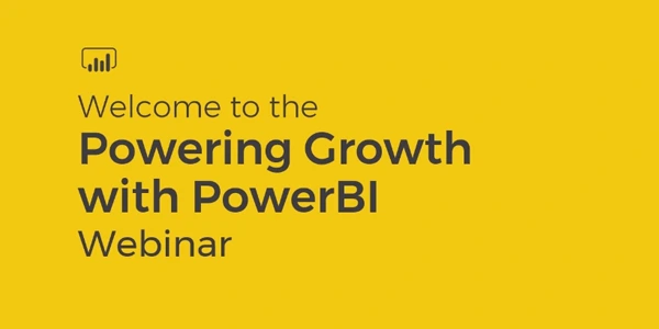 Powering Growth with Power BI Poster Image